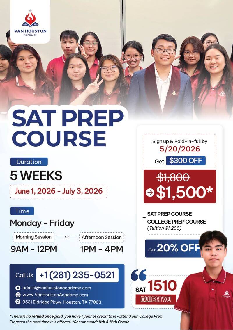 SAT Prep Course Flyer 1